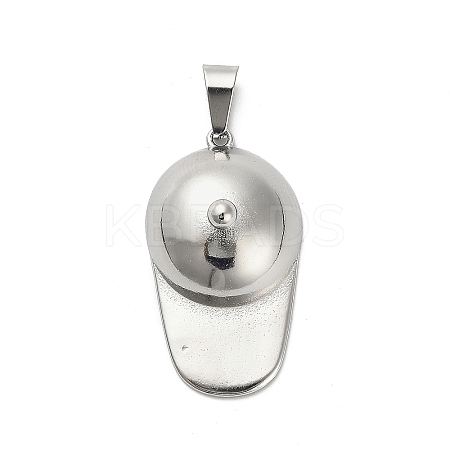 304 Stainless Steel Pendants STAS-Q343-11P-1