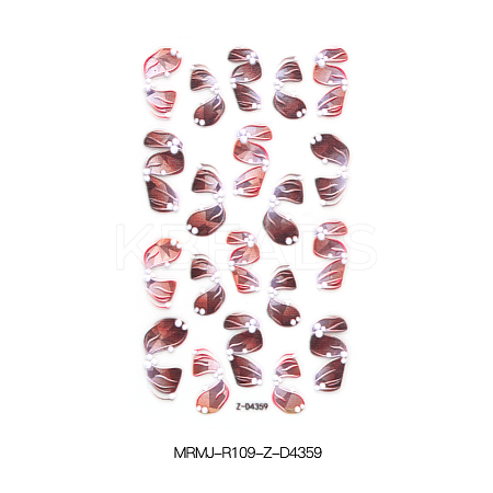 5D Laser Nail Art Stickers Decals MRMJ-R109-Z-D4359-1