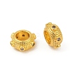 Brass Cubic Zirconia European Beads KK-Q081-11MG-2