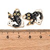 Alloy Enamel Pendants ENAM-B031-01A-3