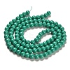 Painted Glass Beads Strands X-DGLA-S071-8mm-B31-4