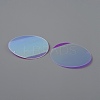 Iridescent PVC Paillette/Sequins Pendants PVC-WH0006-01F-2