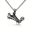 Football Soccer Shoe 667 Stainless Steel Pendant Necklaces for Men FS-WG4A7BD-01-5
