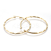 201 Stainless Steel Big Hoop Earrings LS-EJEW-A054-08A-G-2