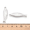 304 Stainless Steel Fish Pendants STAS-T069-13P-3