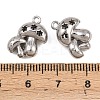 304 304 Stainless Steel Pendants STAS-B167-22B-P-3