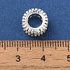 Brass Micro Pave Colorful Cubic Zirconia European Beads KK-C072-15S-3