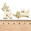 Brass Micro Pave Clear Cubic Zirconia Pendants KK-G498-01R-02-3