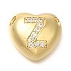 Rack Plating Brass Micro Pave Cubic Zirconia Pendants KK-I722-04G-Z-1