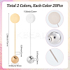 40Pcs 2 Colors Zinc Alloy Lapel Pins FIND-SC0017-18A-2