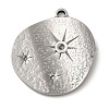 Tarnish Resistant 304 Stainless Steel Pendant Rhinestone Settings LS-STAS-C079-17P-1