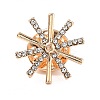 Fashion Crystal Rhinestone Brooch LS-JEWB-P010-04-1