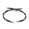 Nylon Cord Silder Bracelets MAK-C003-03G-24-4