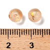 Frosted Transparent Acrylic Beads OACR-F013-12E-3