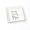 Porcelain Square Jewelry Holder LS-DJEW-WH0033-08A-1