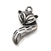 Retro 304 Stainless Steel Pendants STAS-L284-16AS-02-1
