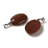 Synthetic Goldstone Pendants G-Z055-03P-24-2