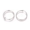 Electroplate Brass Retractable Clip-on Earrings EJEW-L221-01S-1