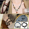 160pcs 10 Style Tibetan Style Alloy European Beads FIND-PH0010-69-6