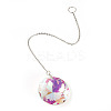 1Pc Transparent Glass Hanging Suncatchers AJEW-TADJ0001-02B-2