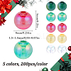 Christmas Themed Transparent Acrylic Beads MACR-SP0001-30A-2