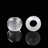 Natural Quartz Crystal European Beads G-T092-10mm-24-2