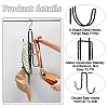 High Manganese Steel Swivel Hook Hangers DIY-WH0430-797-3