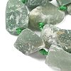 Natural Green Aventurine Beads Strands G-G697-E07-3