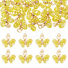 20Pcs Glass Pendants PALLOY-TAC0213-1