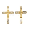 304 Stainless Steel Rhinestone Pendants STAS-P419-11G-02-1
