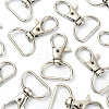 20Pcs Iron Swivel D Rings Lobster Claw Clasps IFIN-FS0001-22-3