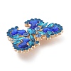 Butterfly Alloy Rhinestone Brooches LS-JEWB-E041-06KCG-02-2