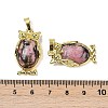 Natural Rhodonite Pendant KK-F887-02G-08-3