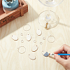 DIY Oval Wine Glass Charm Tags Making Kit DIY-SC0018-60-5