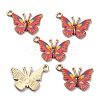 Alloy Enamel Printed Pendants ENAM-CJC0006-66B-2