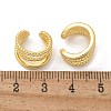 Triple-Layer Brass Open Cuff Earrings for Women EJEW-G297-33G-3