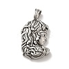 Tibetan Style 304 Stainless Steel Pendants STAS-G275-02AS-1