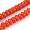 Opaque Solid Color Glass Beads Strands GLAA-ZX008-8mm-18M-1