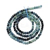 Natural Gradient Blue Tourmaline Beads Strands G-P457-A01-14A-3