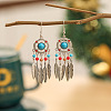 Alloy Resin Dangle Earrings FS-WG73BC7-06-1