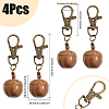 Wood Apple Box Jewelry Pendant Decoration HJEW-AB00430-2