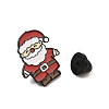 Christmas Theme Zinc Alloy Enamel Pin Brooch for Backpack Clothes LS-JEWE-R003-01EB-04-3