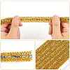 2 Cards 2 Colors Sparkle Polyester Ribbons OCOR-WR0001-32-3