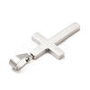 Non-Tarnish 304 Stainless Steel Pendants STAS-K244-05P-3