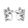 Tibetan Style Zinc Alloy Pendants TIBEP-R334-056AS-RS-1