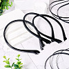 30Pcs 3 Styles Hair Accessories Iron Hair Band Findings OHAR-TA0001-08B-5