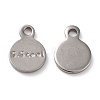 Non-Tarnish 201 Stainless Steel Charms STAS-K259-11P-1