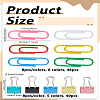 88Pcs 11 Styles Manganese Steel Binder Clips AJEW-LP0004-45-2