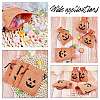 Polyester Imitation Burlap Packing Pouches Drawstring Bags ABAG-PH0002-49-8