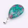 Natural & Synthetic Mixed Gemstone Pendants G-S045-9-B-3